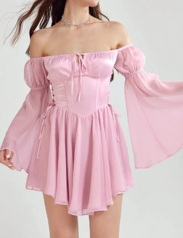 Rochie scurta SHEIN, roz