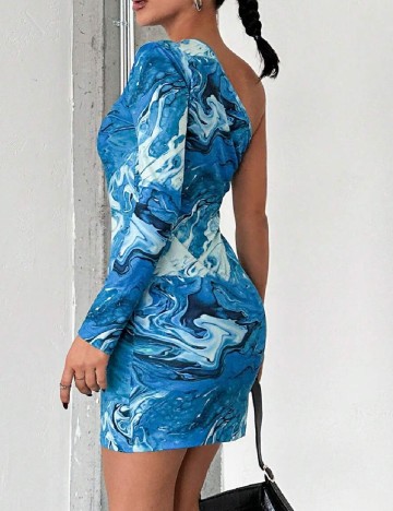 Rochie scurta SHEIN, albastru
