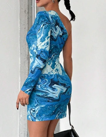 Rochie scurta SHEIN, albastru