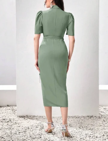 Rochie medie SHEIN, verde