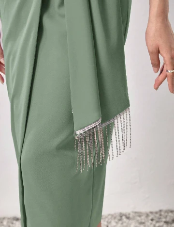 Rochie medie SHEIN, verde
