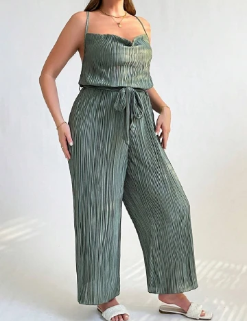 Salopeta SHEIN CURVE, verde
