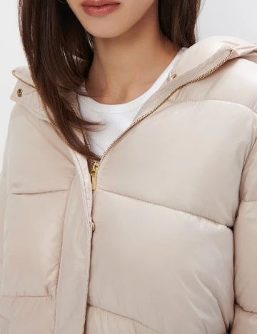 Geaca Oversize Mohito, bej Crem