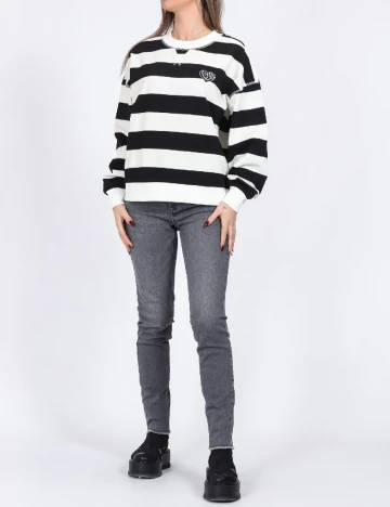 Bluza Only, alb/negru