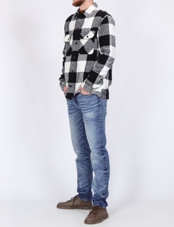 Jacheta Jack&Jones, alb/negru