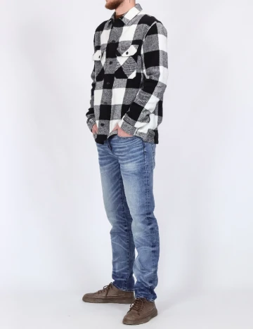Jacheta Jack&Jones, alb/negru