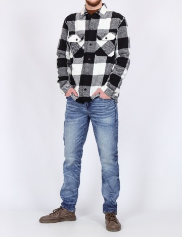Jacheta Jack&Jones, alb/negru