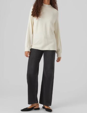 
						Pulover Vero Moda, ecru