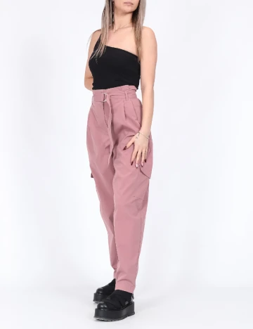 Pantaloni Vero Moda, roz