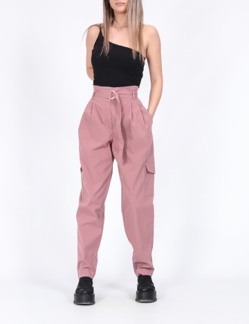 
						Pantaloni Vero Moda, roz