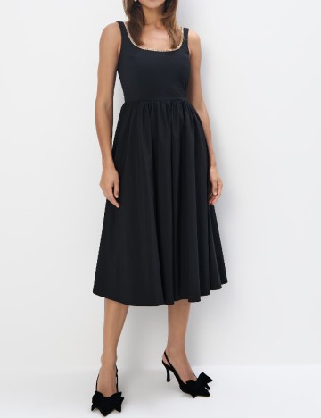 Rochie medie Mohito, negru