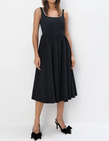 Rochie medie Mohito, negru