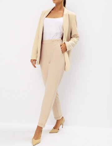 
						Pantaloni Mohito, crem