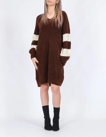 Rochie scurta Vero Moda, maro