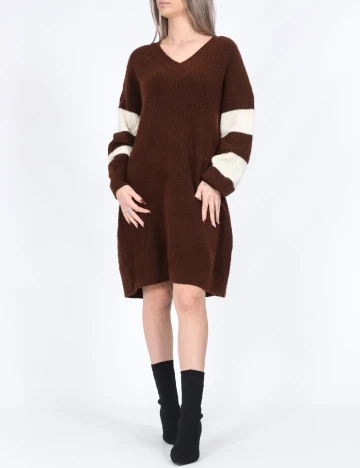 Rochie scurta Vero Moda, maro