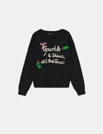 Pulover Mohito, negru