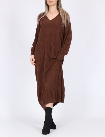 Rochie medie Vero Moda, maro