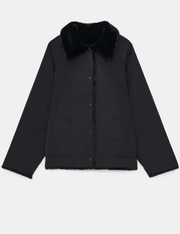 Geaca reversibila Mohito, negru Negru