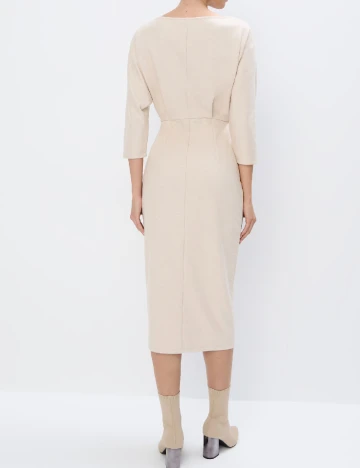 Rochie medie Mohito, crem