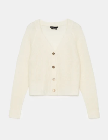 Cardigan Mohito, ecru Alb