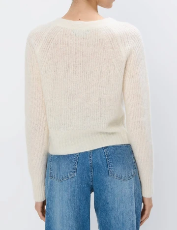 Cardigan Mohito, ecru Alb