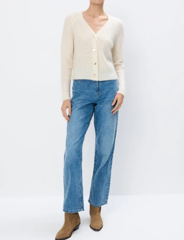 Cardigan Mohito, ecru Alb