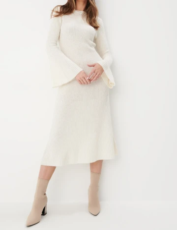 Rochie medie Mohito, alb
