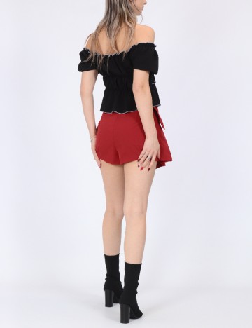 Pantaloni scurti SHEIN, rosu