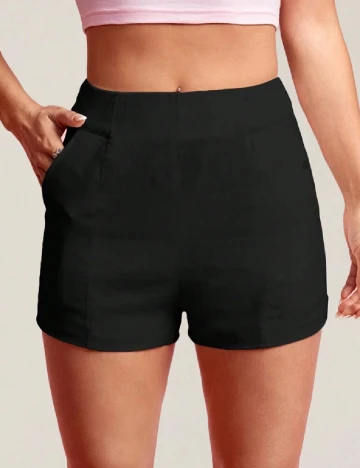 Pantaloni scurti SHEIN, negru