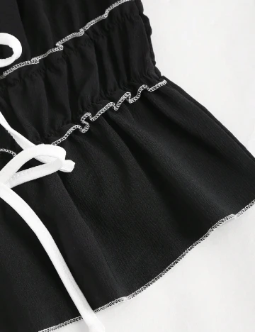 Top SHEIN, negru