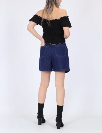 Pantaloni scurti SHEIN, albastru