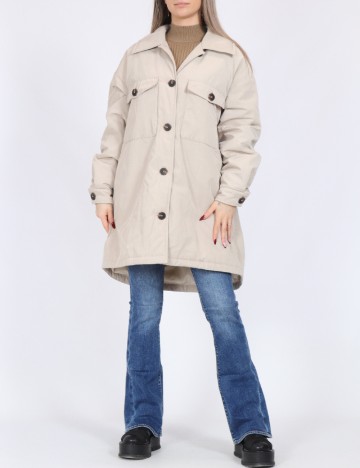 
						Jacheta Oversize Only, bej