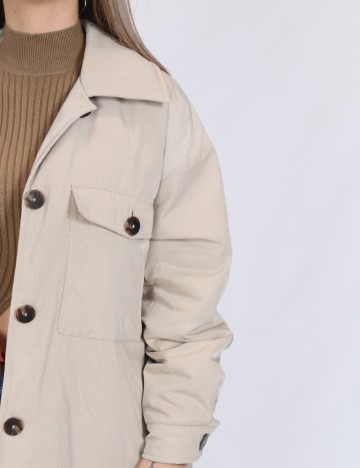 Jacheta Oversize Only, bej