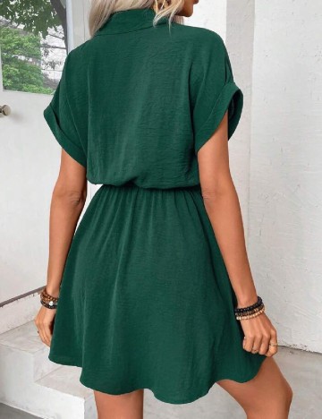 Rochie scurta SHEIN, verde