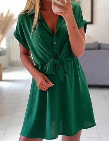 Rochie scurta SHEIN, verde
