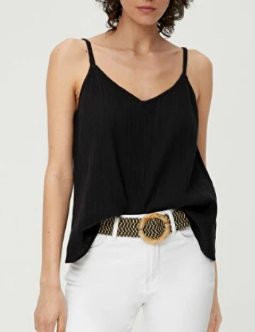 Curea s.Oliver, negru/crem Negru