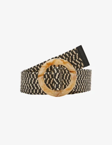 Curea s.Oliver, negru/crem Negru