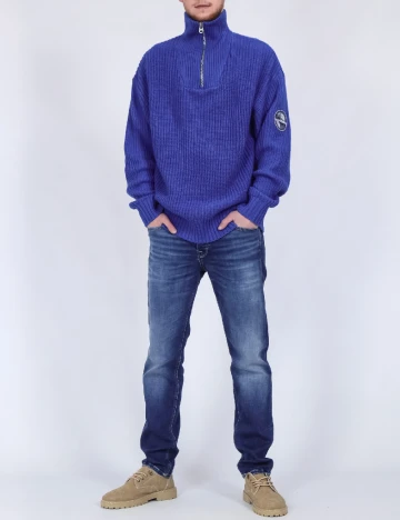 Pulover Jack&Jones, albastru Albastru
