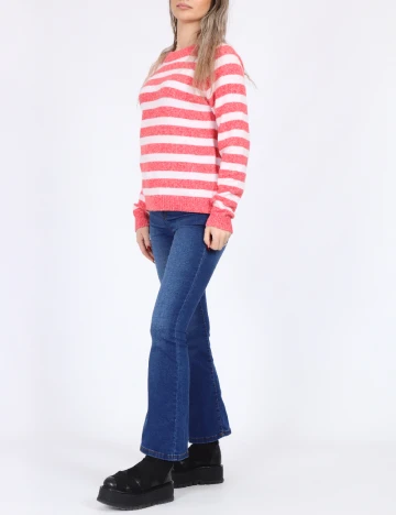 Bluza Vero Moda, rosu/roz
