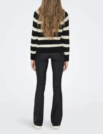 Pulover Only, negru/alb