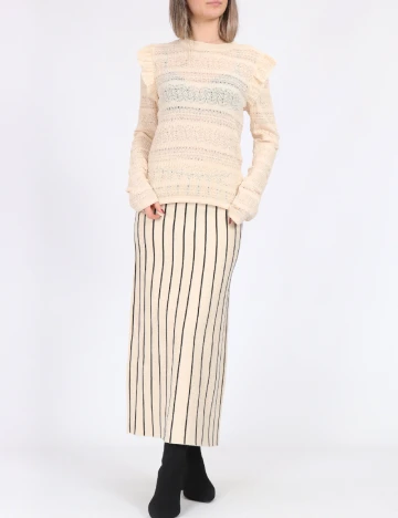 Bluza Jacqueline de Yong, crem