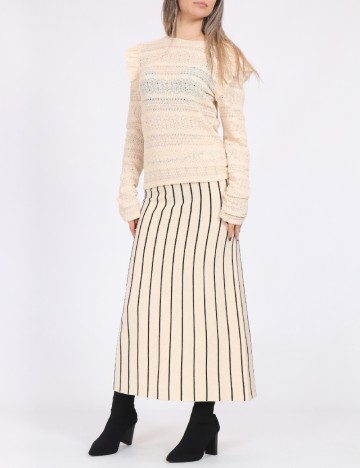 Bluza Jacqueline de Yong, crem