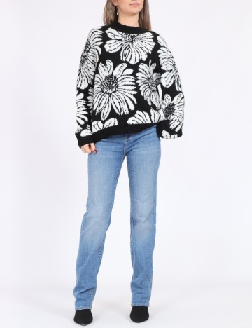 
						Pulover Jacqueline de Yong, alb/negru