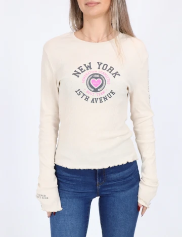 Bluza Only, crem