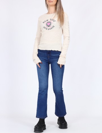 Bluza Only, crem