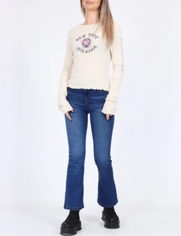 Bluza Only, crem
