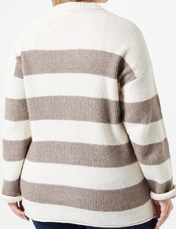 Pulover Vero Moda, crem/maro