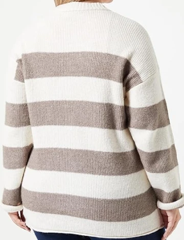 Pulover Vero Moda, crem/maro