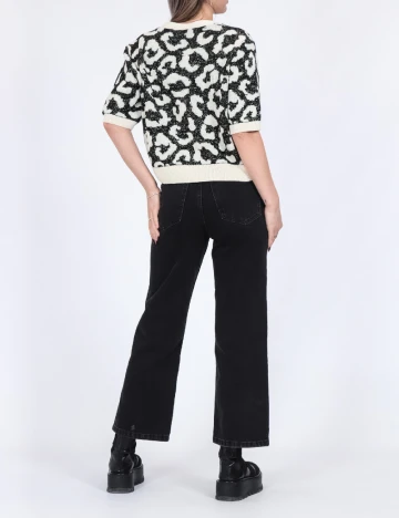Cardigan Only, alb/negru