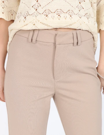 Pantaloni Only, crem